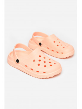 Кроксы женские светло-оранжевого цвета 5063-2 211249C