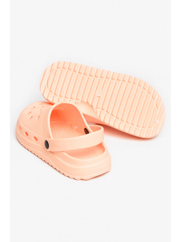 Кроксы женские светло-оранжевого цвета 5063-2 211249C