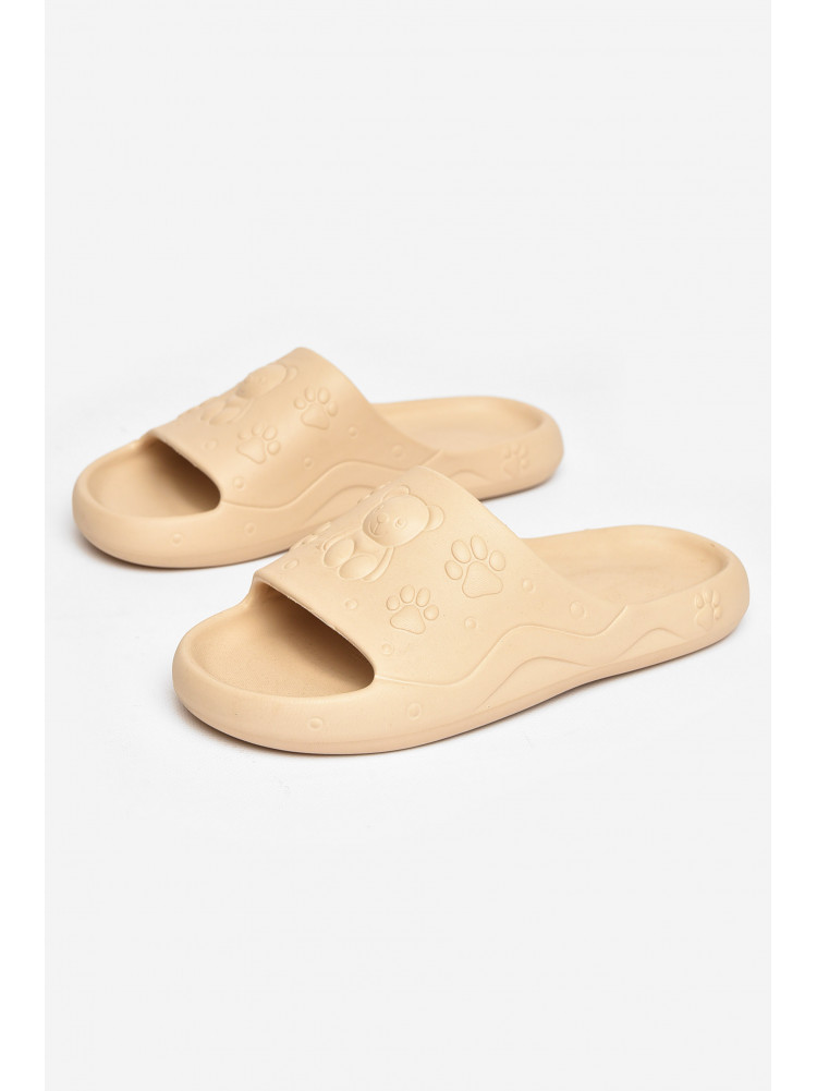 Шлепанцы пена женские бежевого цвета 5066-2 211250C