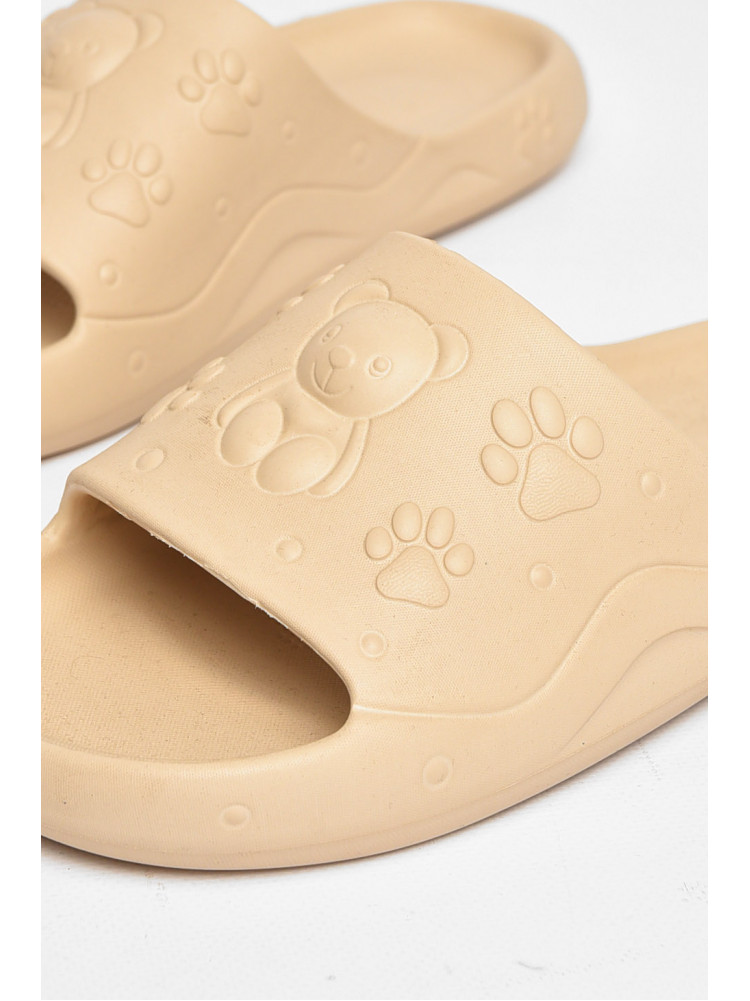 Шлепанцы пена женские бежевого цвета 5066-2 211250C