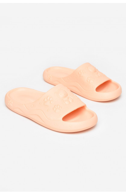 Шлепанцы пена женские светло-оранжевого цвета 5066-2 211251C Шлепанцы пена женские светло-оранжевого цвета 5066-2 211251C