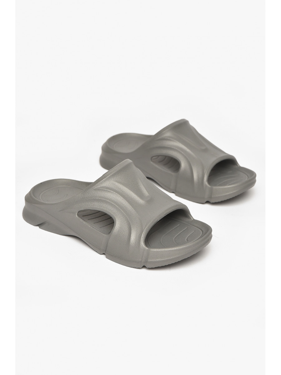Шлепанцы пена женские серого цвета 5075-2 211253C