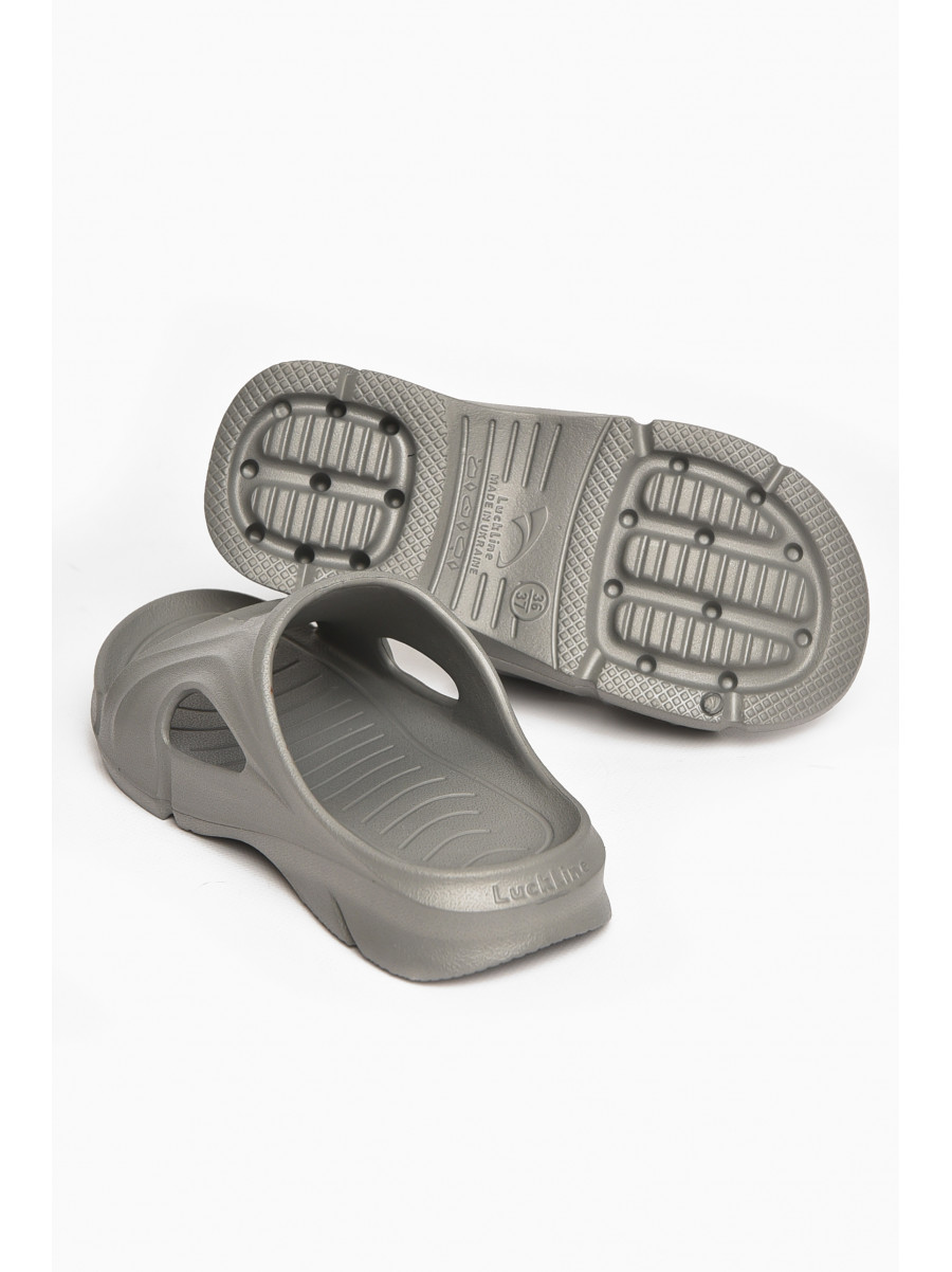 Шлепанцы пена женские серого цвета 5075-2 211253C