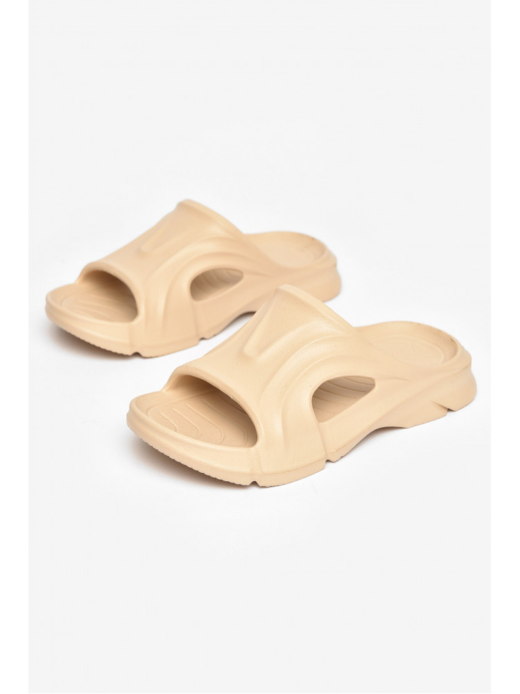 Шлепанцы пена женские бежевого цвета 5075-2 211256C