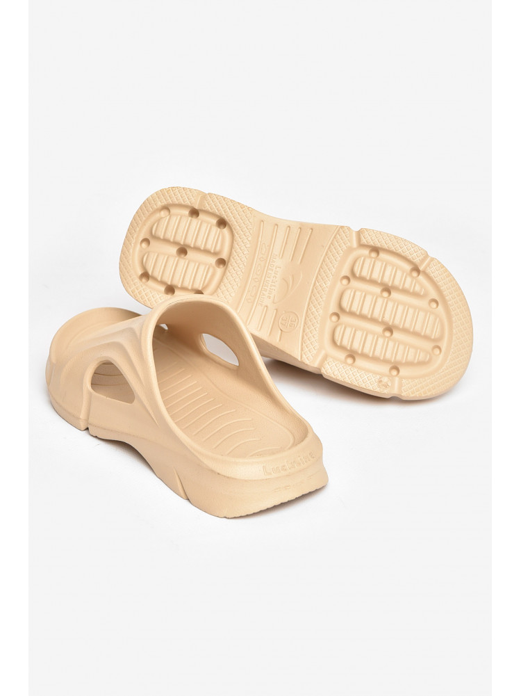 Шлепанцы пена женские бежевого цвета 5075-2 211256C