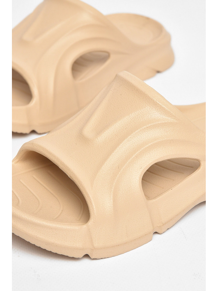 Шлепанцы пена женские бежевого цвета 5075-2 211256C