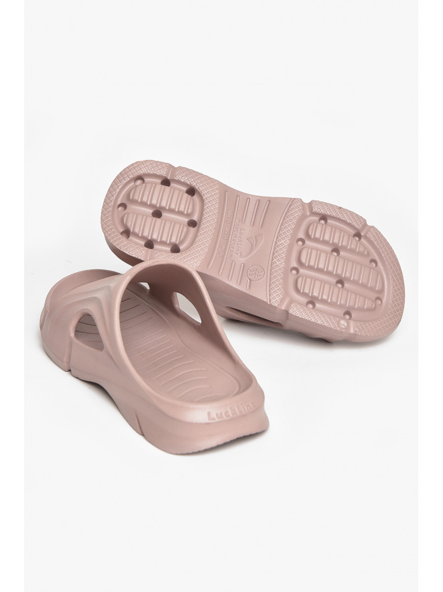 Шлепанцы пена женские цвета капучино 5075-2 211257C