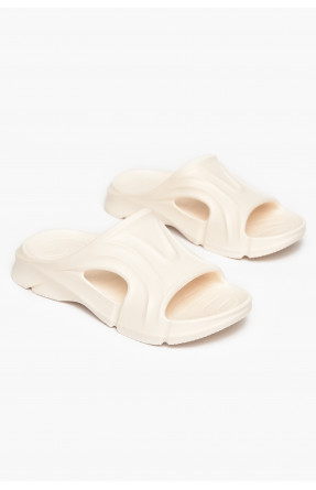 Шлепанцы пена женские белого цвета 5075-2 211259C