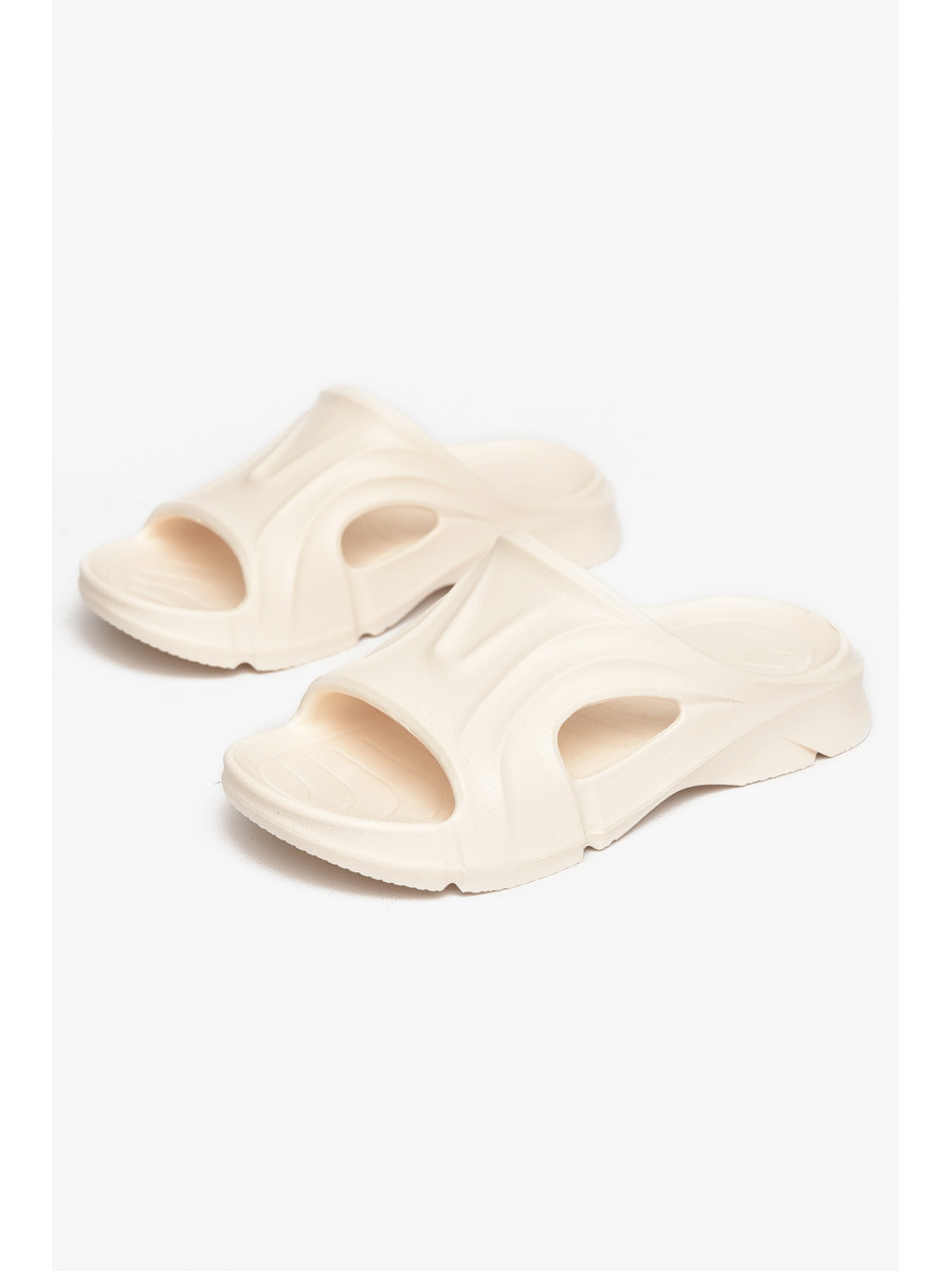 Шлепанцы пена женские белого цвета 5075-2 211259C