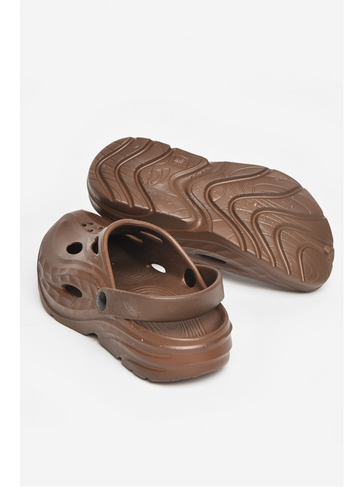 Кроксы женские шоколадного цвета 24710-2 211260C