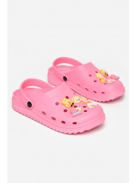 Кроксы женские розового цвета 5166-2 211261C