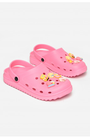 Кроксы женские розового цвета 5166-2 211261C