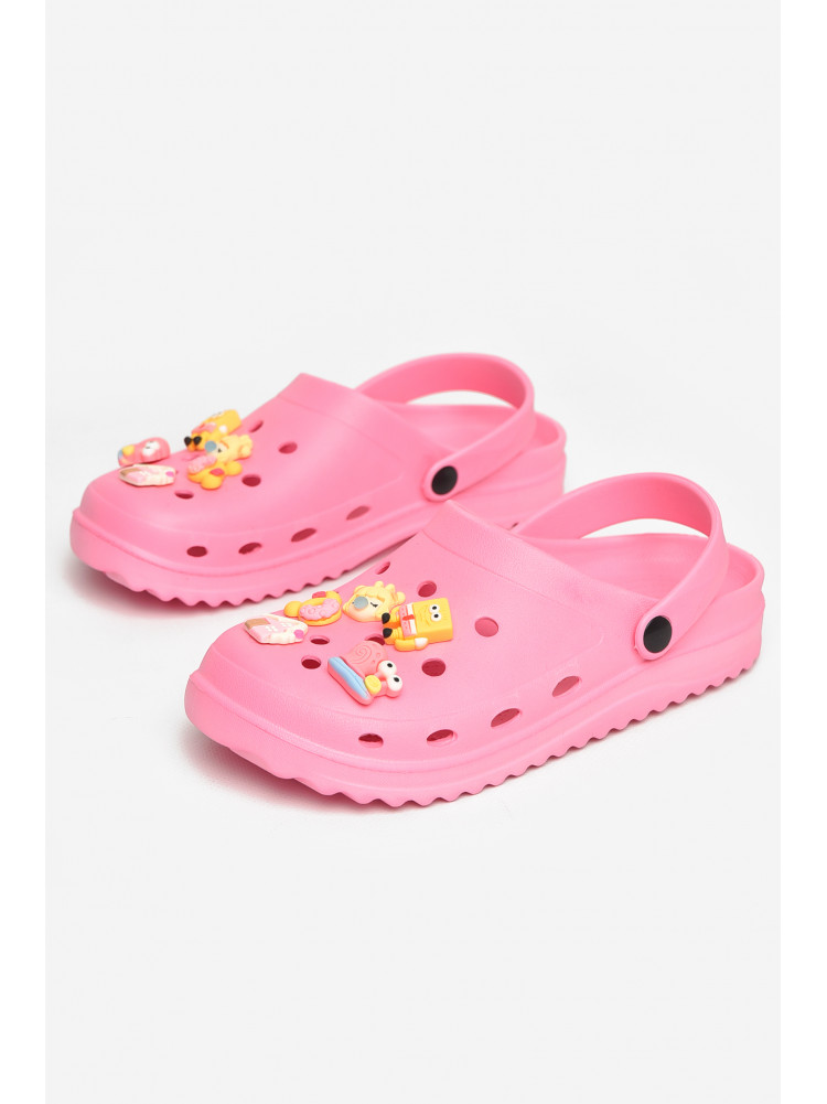 Кроксы женские розового цвета 5166-2 211261C