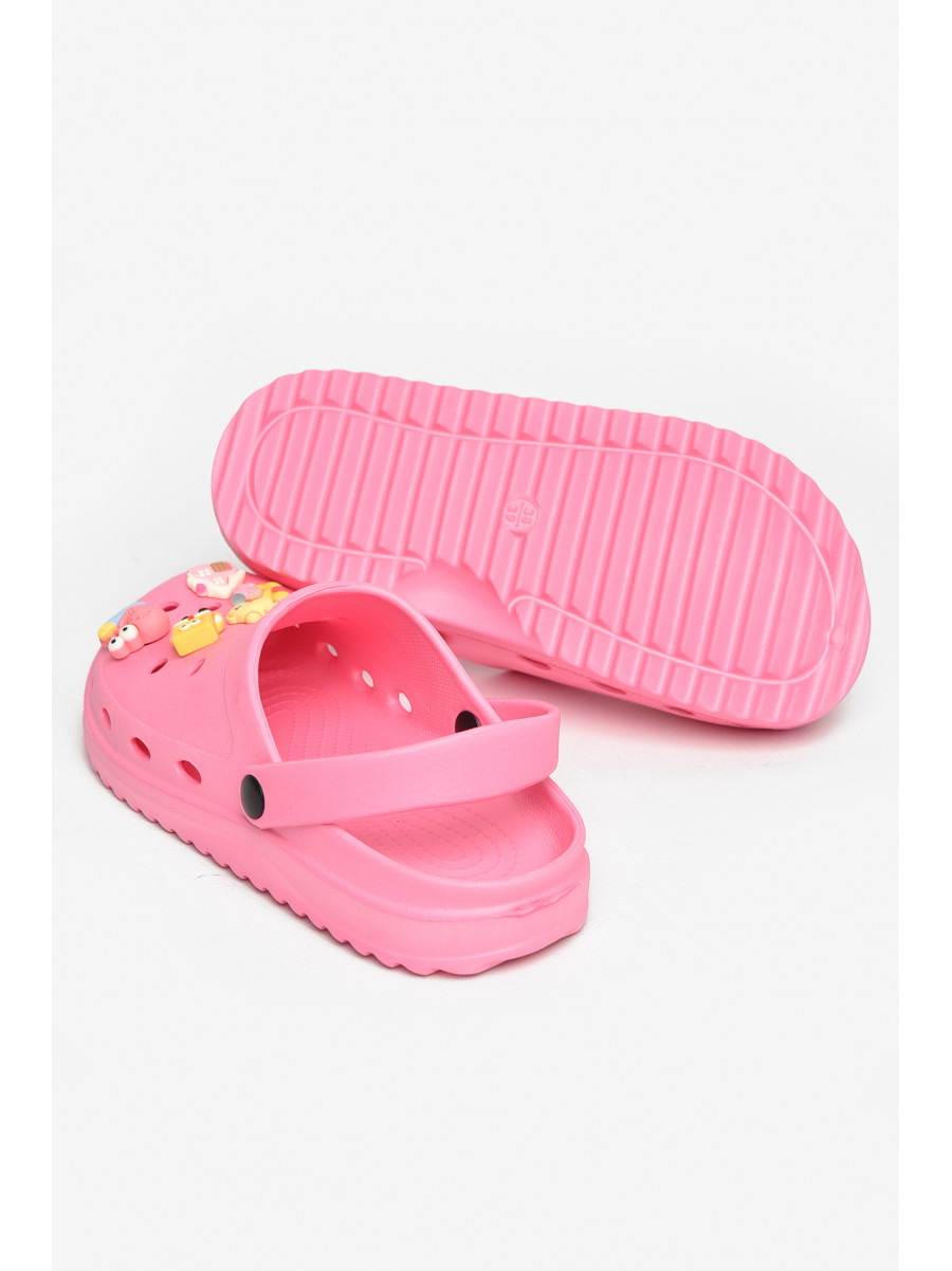 Кроксы женские розового цвета 5166-2 211261C