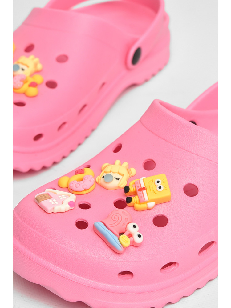 Кроксы женские розового цвета 5166-2 211261C