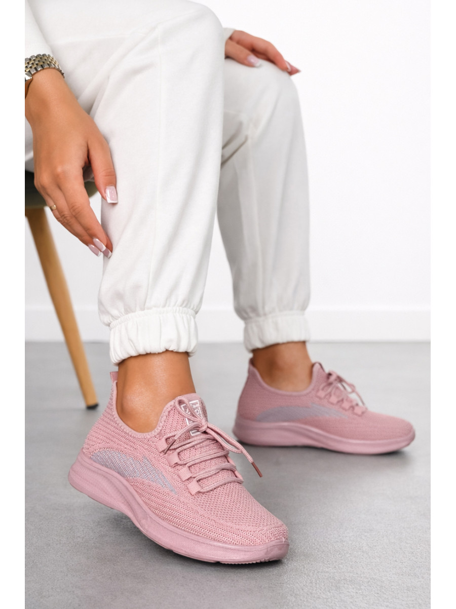 Кроссовки женские розового цвета м85-8 211291C