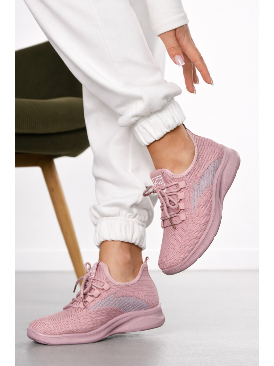 Кроссовки женские розового цвета м85-8 211291C
