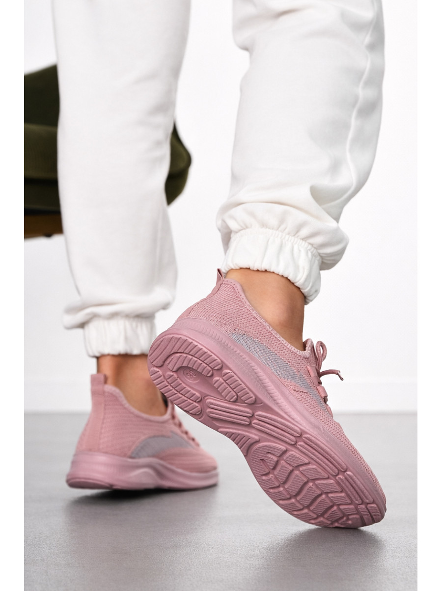 Кроссовки женские розового цвета м85-8 211291C