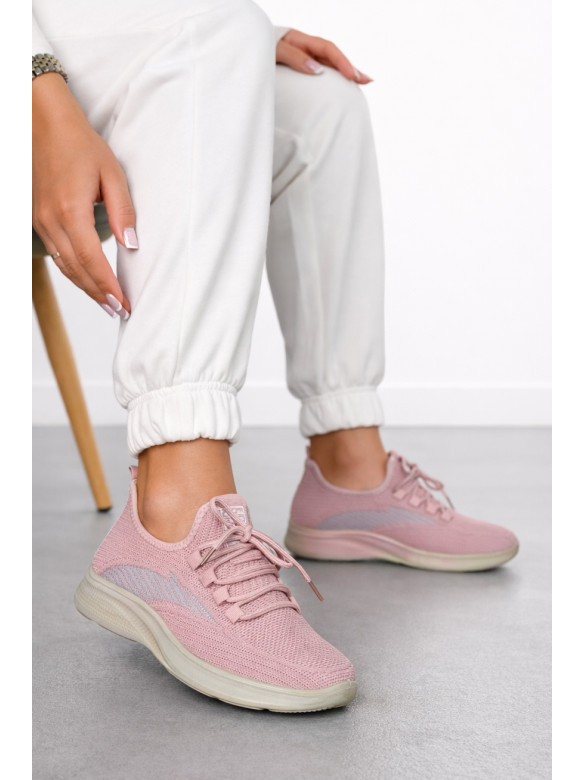 Кроссовки женские розового цвета Уценка м85-8 211292C