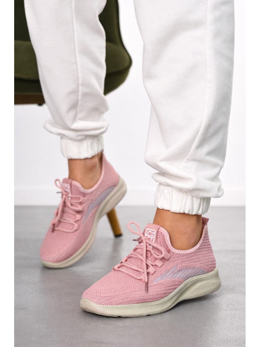 Кроссовки женские розового цвета Уценка м85-8 211292C