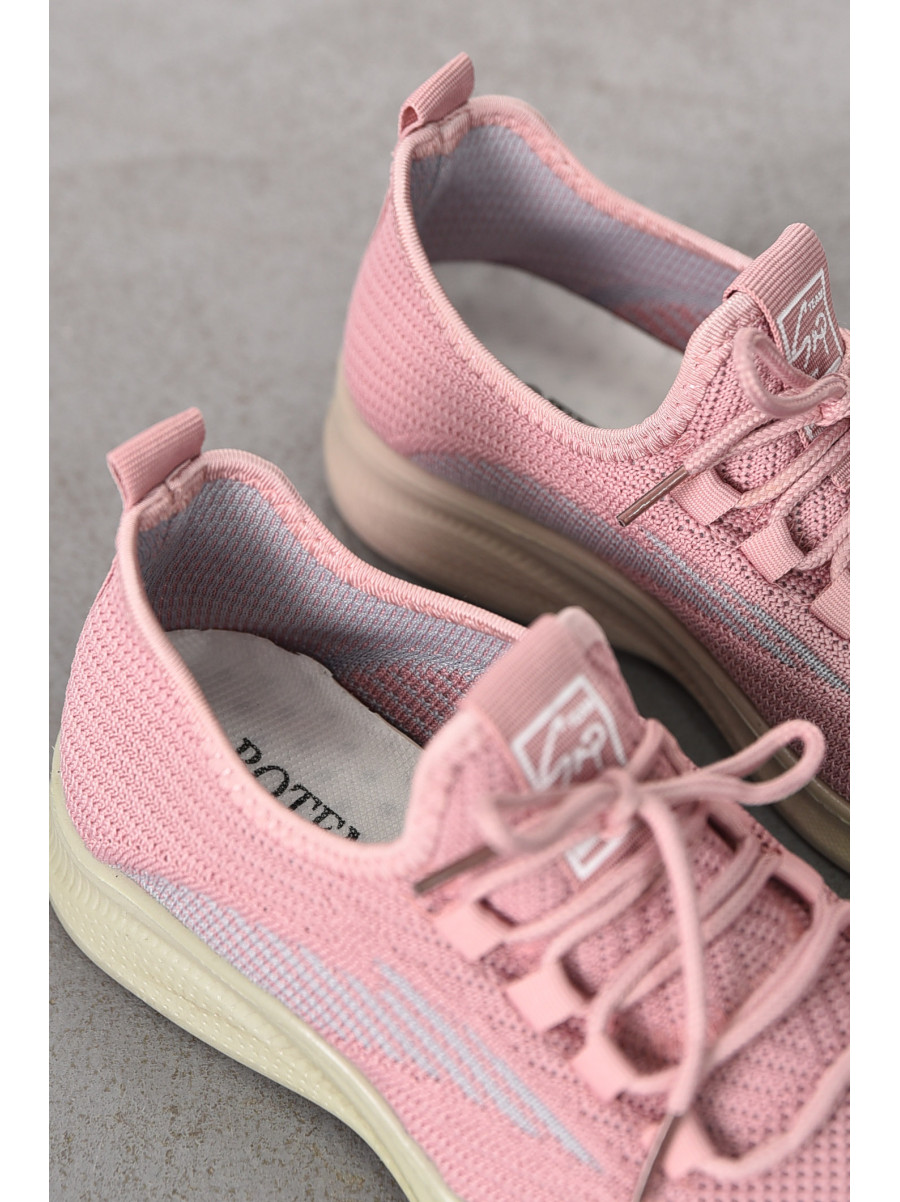 Кроссовки женские розового цвета Уценка м85-8 211292C