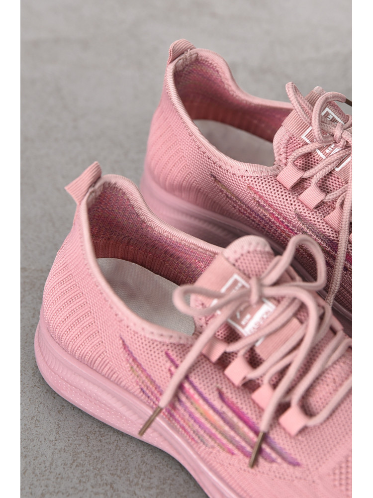 Кроссовки женские розового цвета Уценка м88-8 211293C