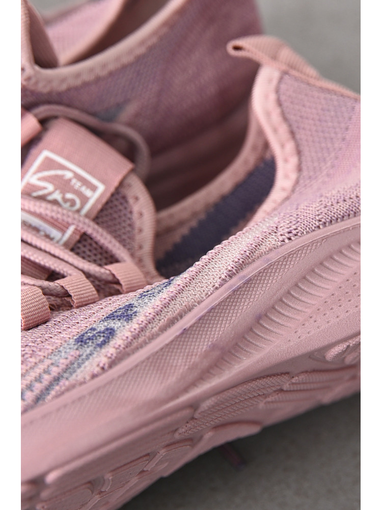 Кроссовки женские розового цвета Уценка м82-8 211294C