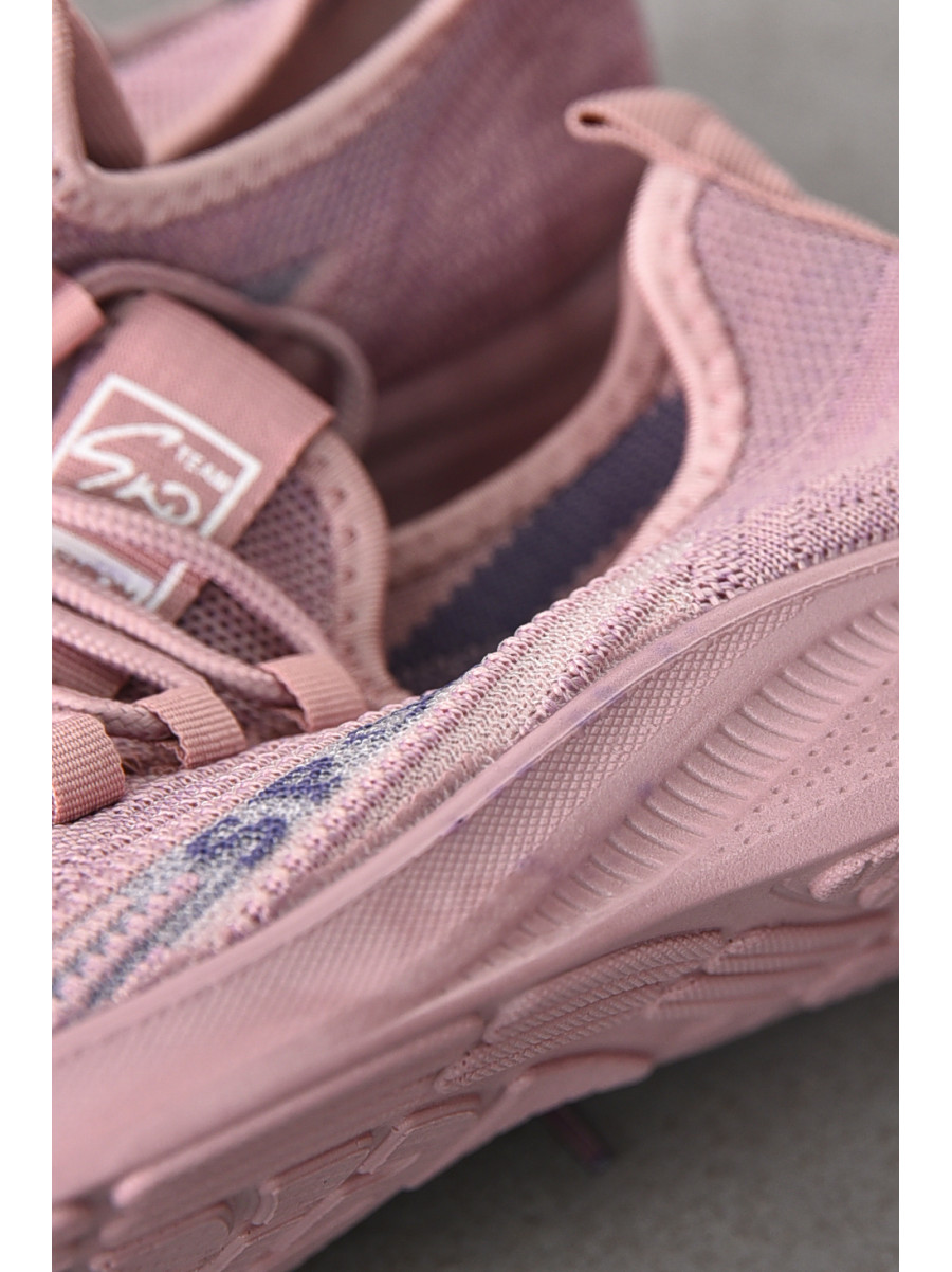 Кроссовки женские розового цвета Уценка м82-8 211294C