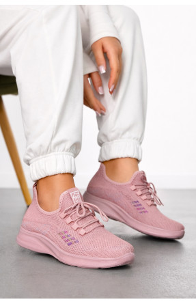 Кроссовки женские розового цвета Уценка м86-8 211296C