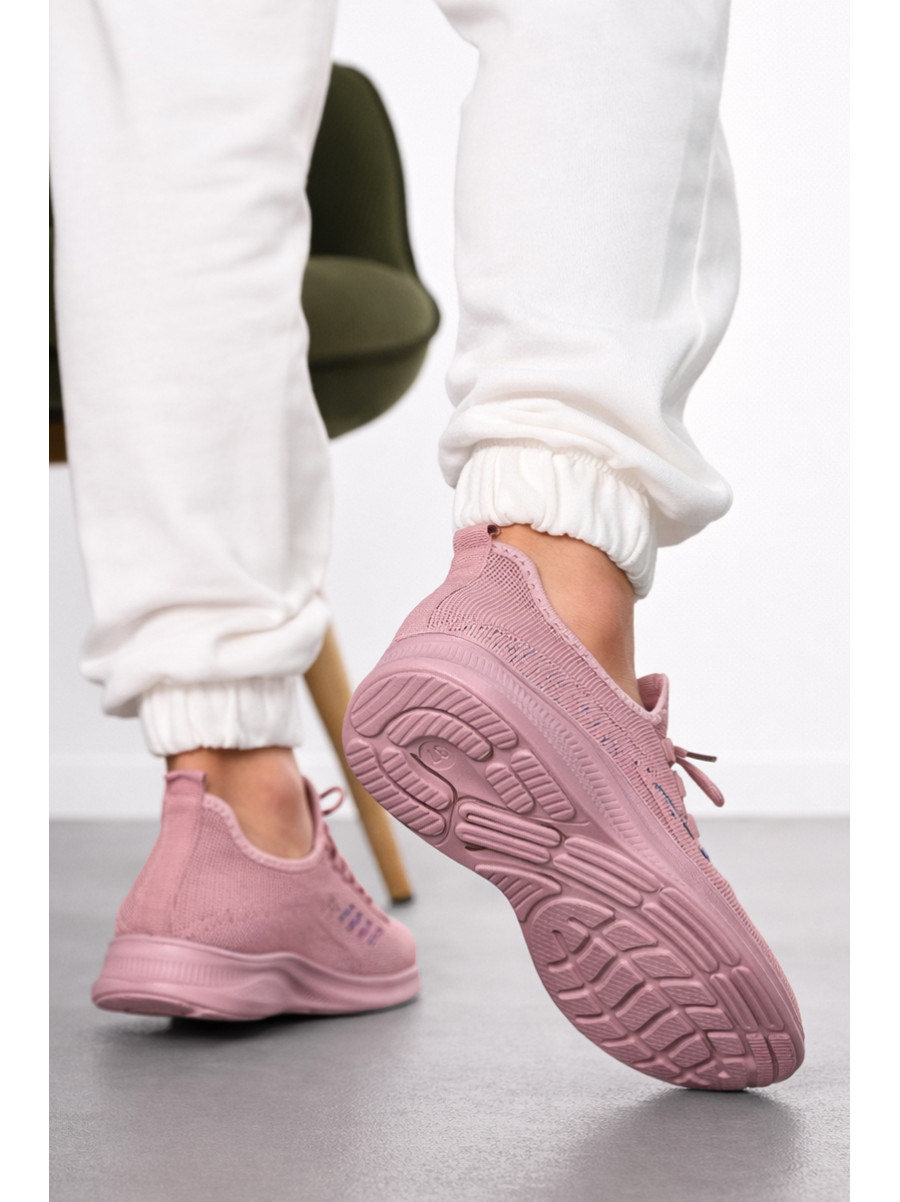 Кроссовки женские розового цвета Уценка м86-8 211296C