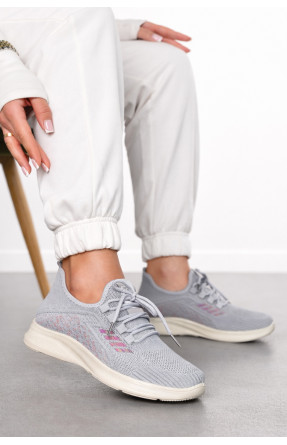 Кроссовки женские серого цвета Уценка м85-8 211298C