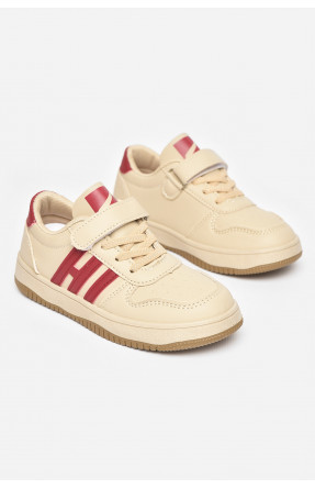 Кроссовки детские бежевого цвета М1-6 211308C Кроссовки детские бежевого цвета М1-6 211308C