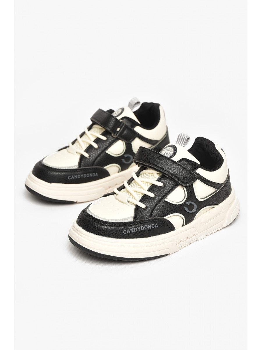 Кроссовки детские молочного цвета на липучке А761-1 211352C