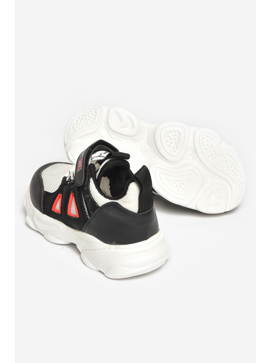 Кроссовки детские черного цвета на липучке В042 211354C