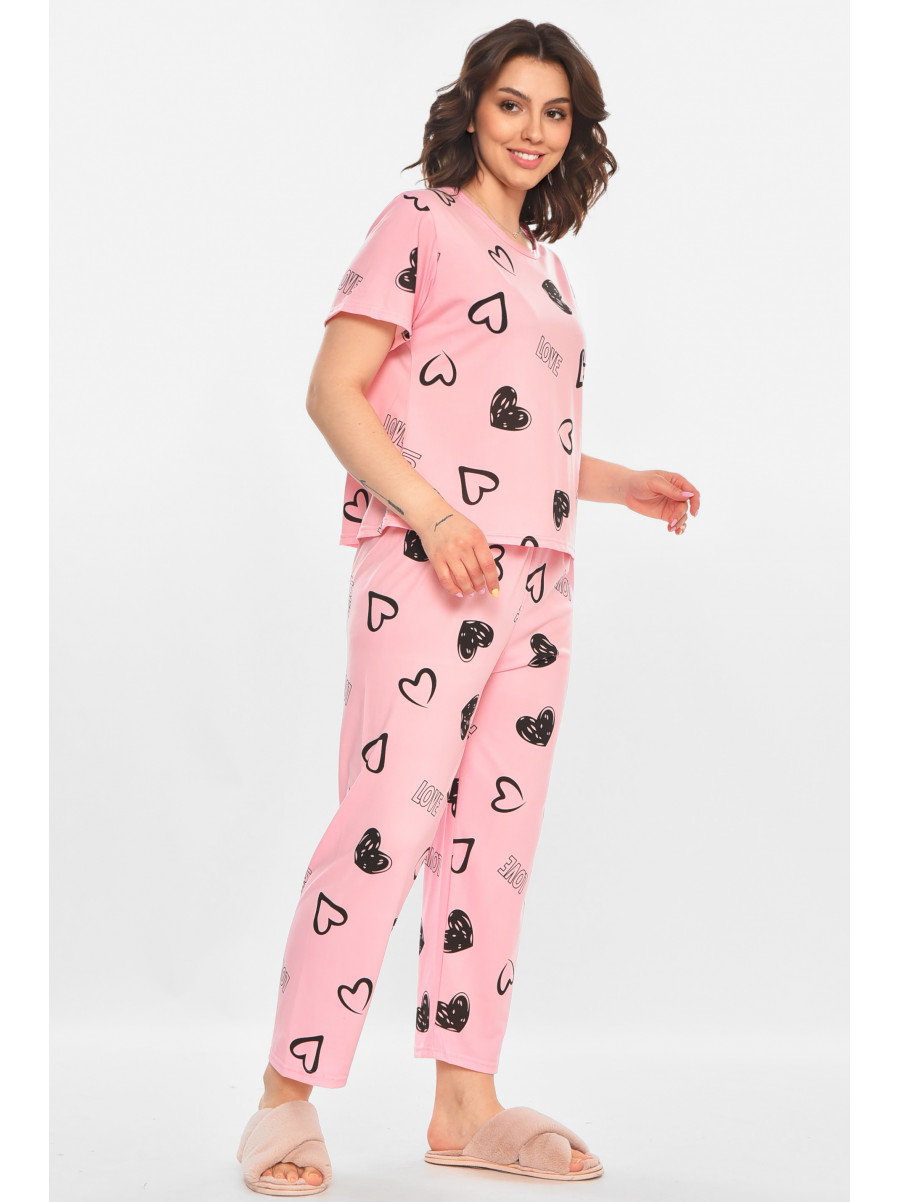 Пижама женская розового цвета 403 211361C