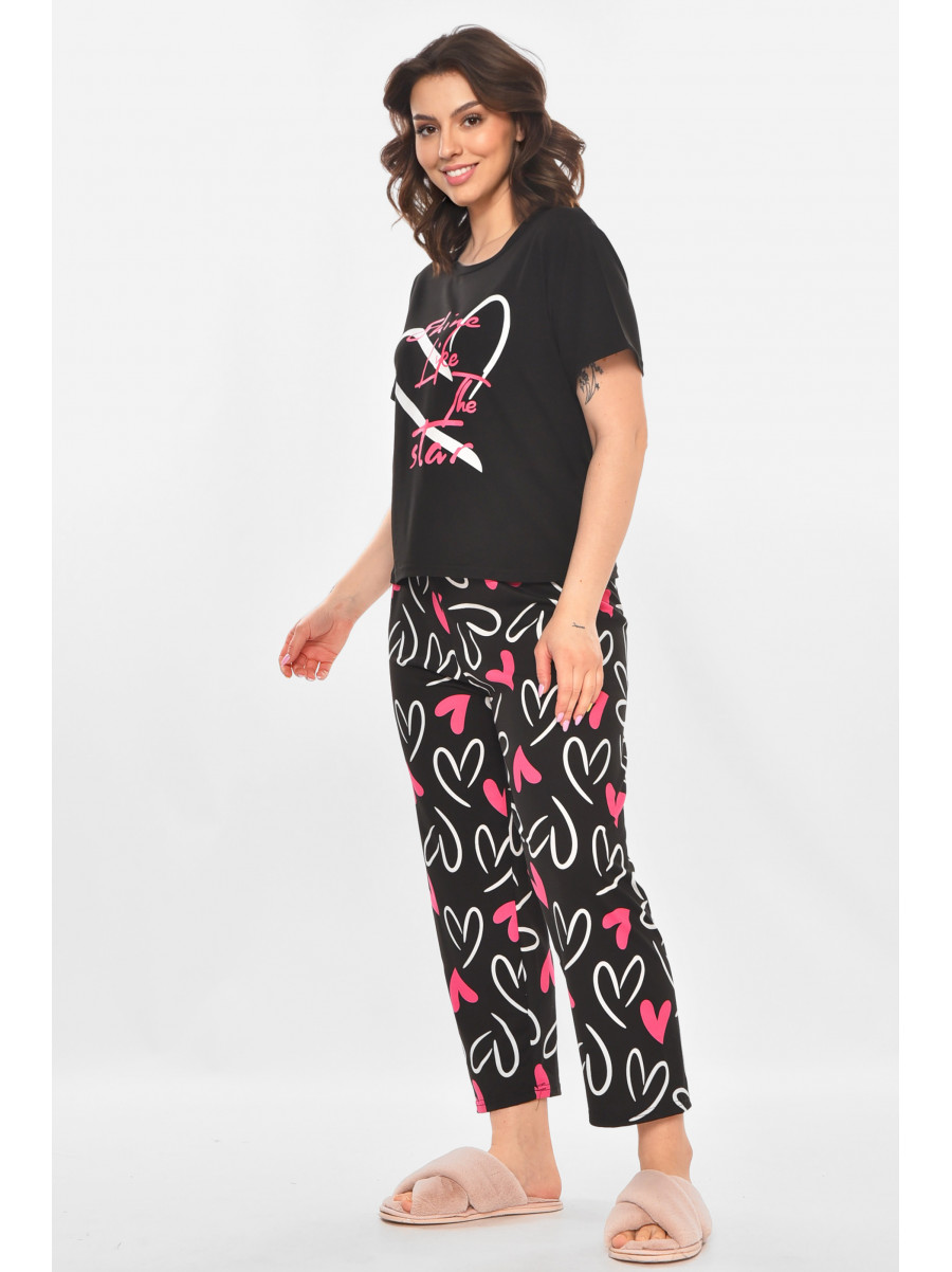Пижама женская черного цвета 407 211370C