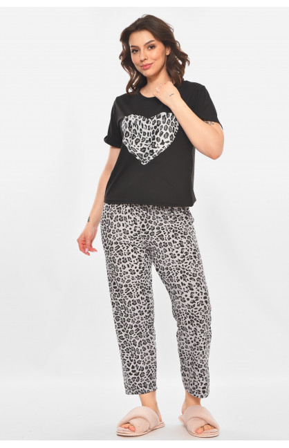 Пижама женская черного цвета 405 211372C