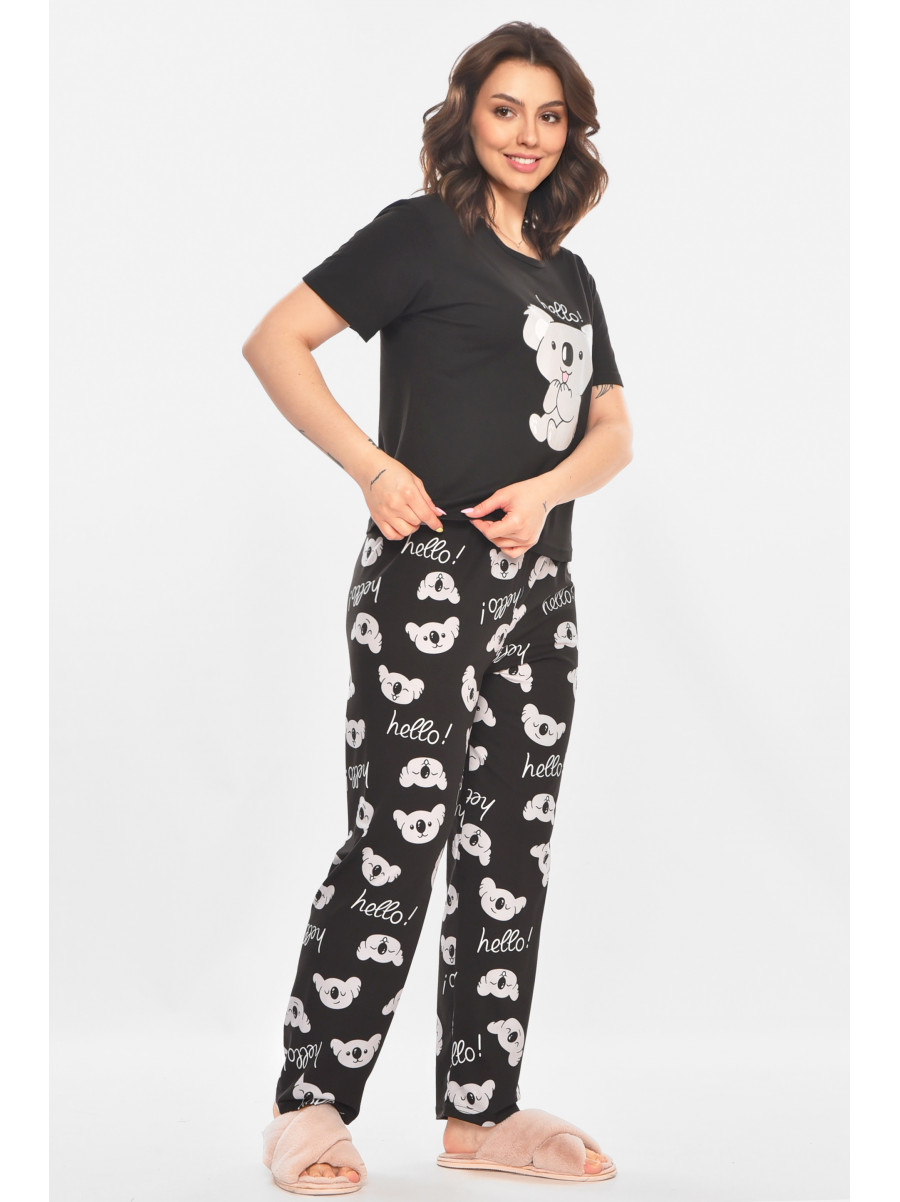 Пижама женская черного цвета 401 211373C