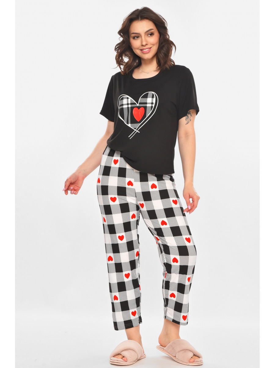 Пижама женская черного цвета 409 211375C