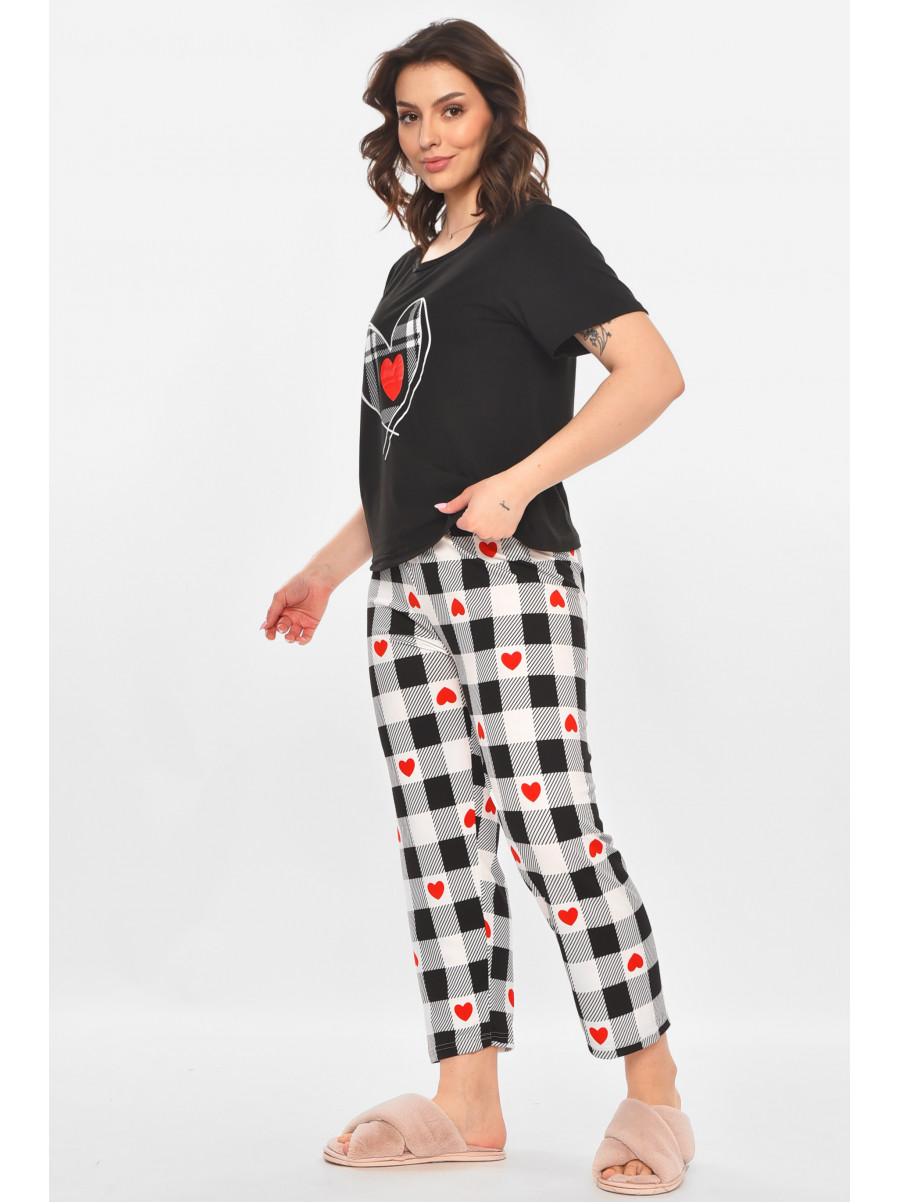 Пижама женская черного цвета 409 211375C