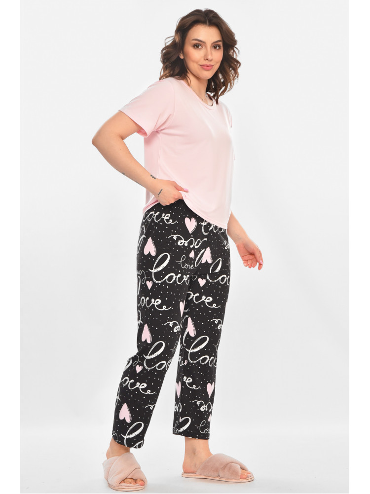 Пижама женская розового цвета 411 211376C