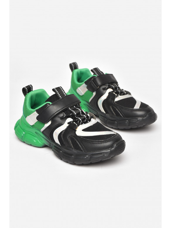 Кроссовки подросток зеленого цвета С222 211384C