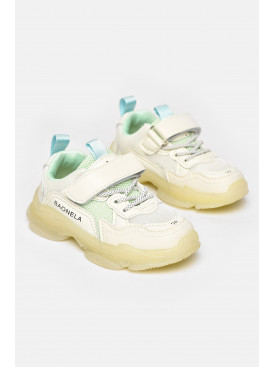 Кроссовки детские молочного цвета А072-7 211386C Кроссовки детские молочного цвета А072-7 211386C