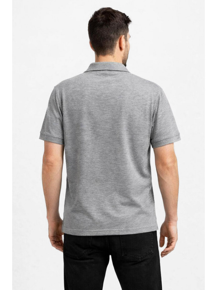 Футболка чоловіча однотонна сірого кольору 211387C