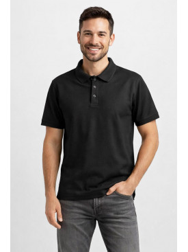 Футболка мужская однотонная черного цвета 211389C