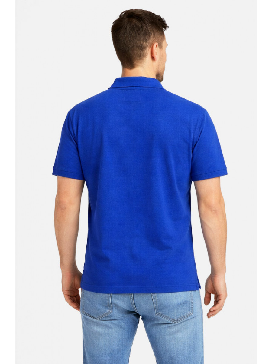 Футболка чоловіча однотонна синього кольору 211391C