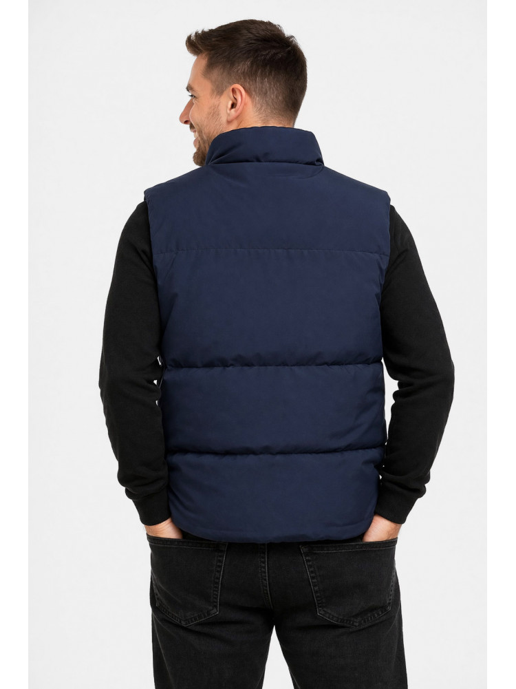 Жилетка мужская демисезонная тёмно-синего цвета b-1 211395C