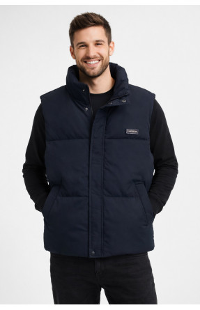 Жилетка мужская демисезонная тёмно-синего цвета b-1 211396C