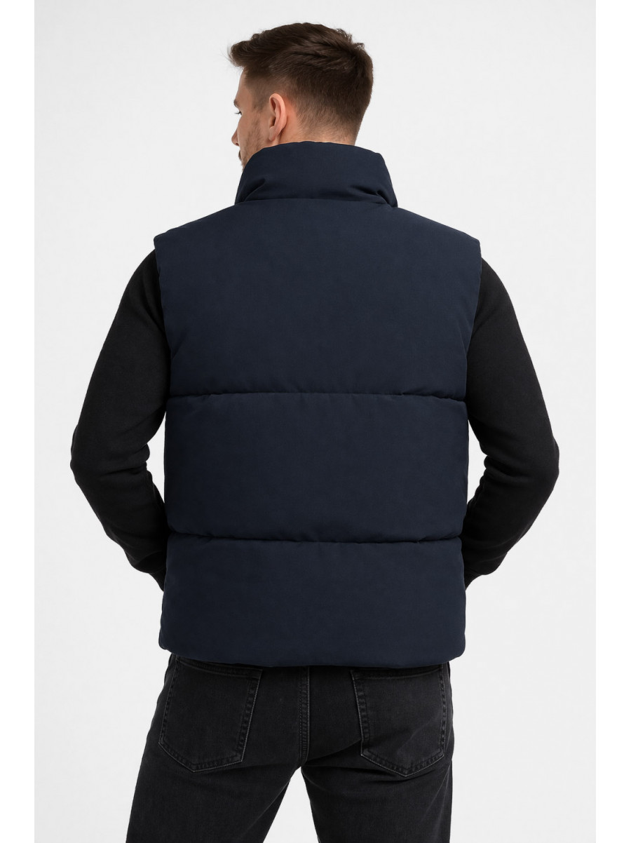 Жилетка мужская демисезонная тёмно-синего цвета b-1 211396C