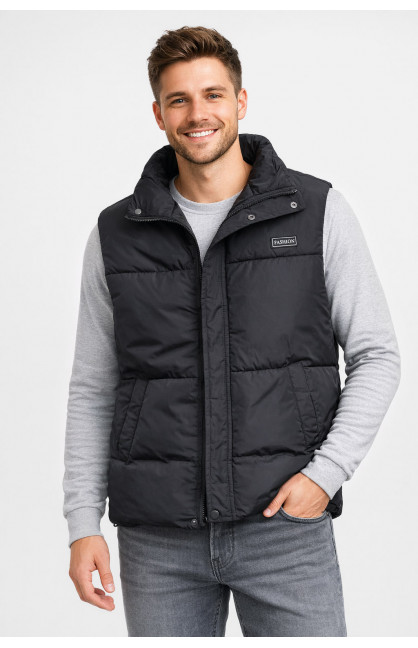 Жилетка чоловіча демісезонна чорного кольору b-1 211398C